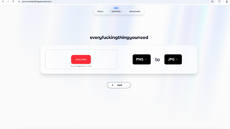 ConvertEverythingYouNeed — Online Dosya Dönüştürme Platformu