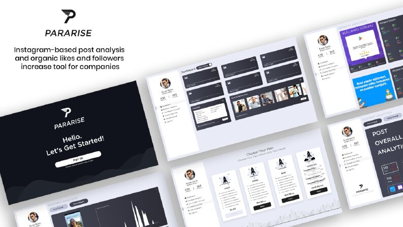 Pararise - Web UI/UX Design