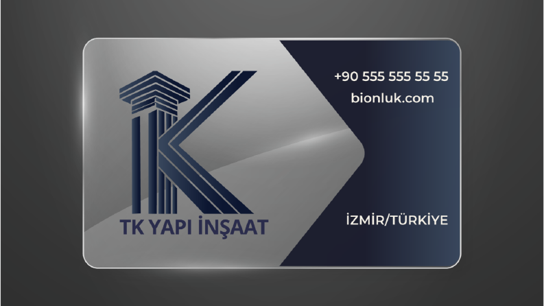 Trasparan Kartvizit Tasarımı