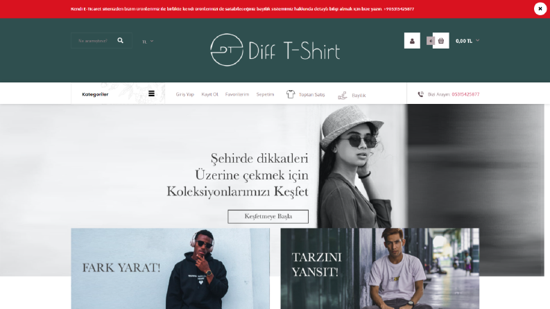 Difftshirt - Bizimle Çalıştı