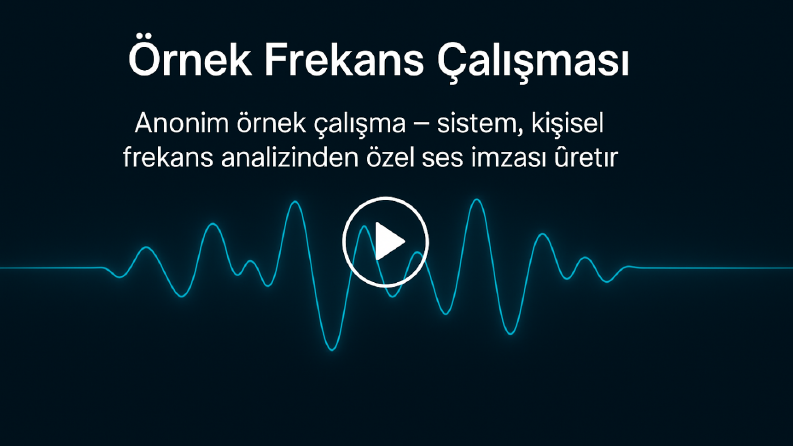 Kişisel Frekans Analizi ve YZ Destekli Ses Örneği