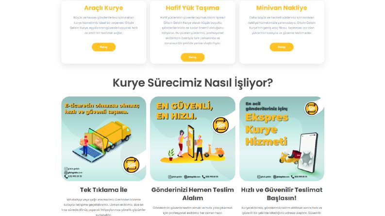 Wordress Kurye Tasarım Hizmeti