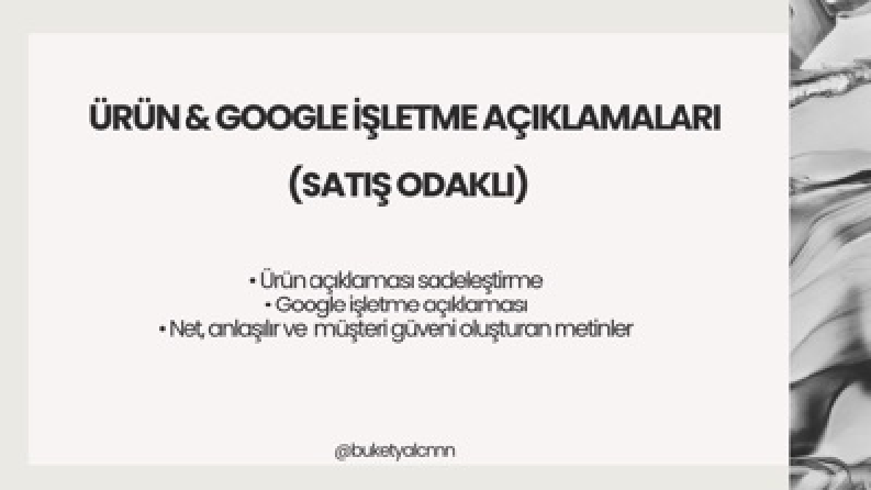 Instagram, WhatsApp ve Reklam Odaklı Satış Metinleri