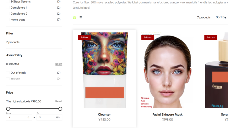 Shopify Kişisel Bakım Mağazası