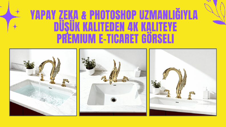 Düşük Kaliteden 4K Kaliteye Premium E-Ticaret Görseli
