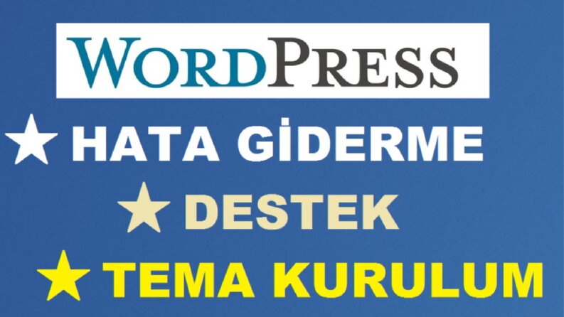 WordPress Hata Giderme - Destek