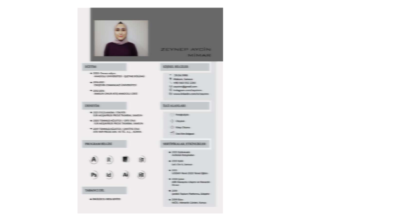 CV Tasarımı