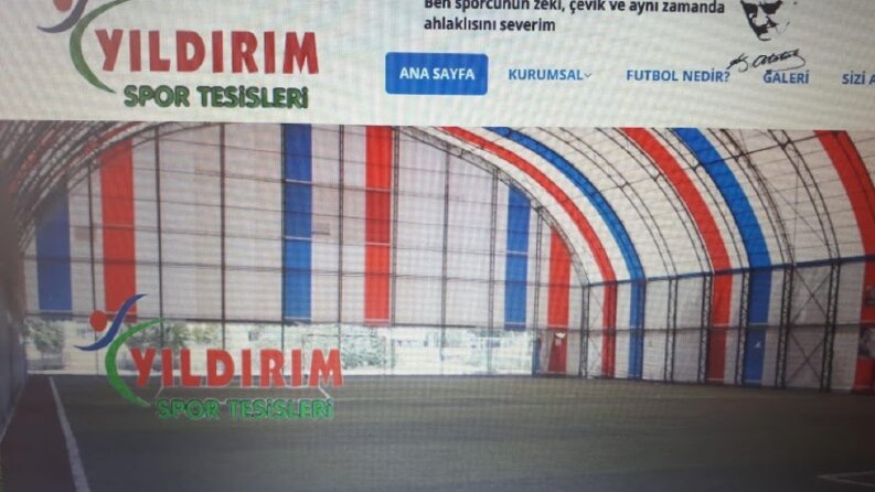 Çalıştığım Halı Saha İçin Web Site Hazırladım !