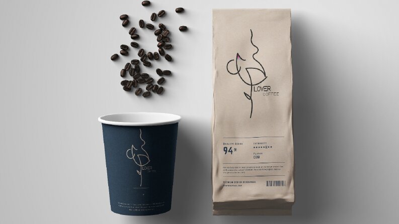 F''lover'' Coffee İsimli Logo Çalışmam