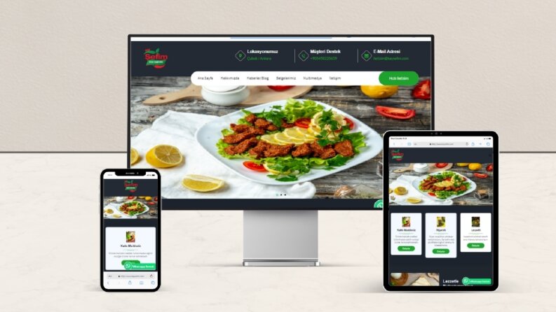 Kurumsal 10 üzeri bayisi olan gıda firması web sitesi