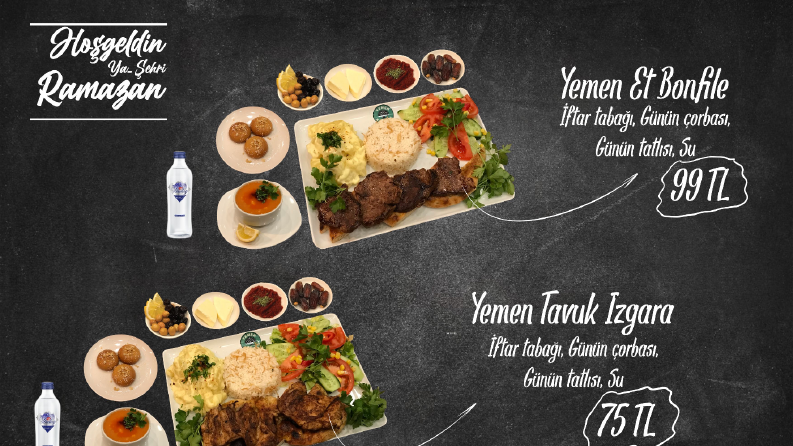 Menü tasarımı