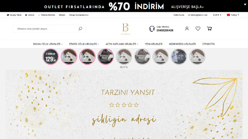 Full Dinamik E Ticaret Sitesi