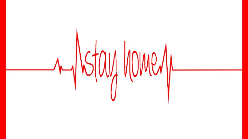 Covid-19 Poster Design- Stay Home