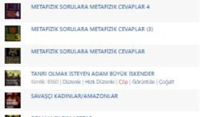 Wordpress sitesine e-kitap girişi