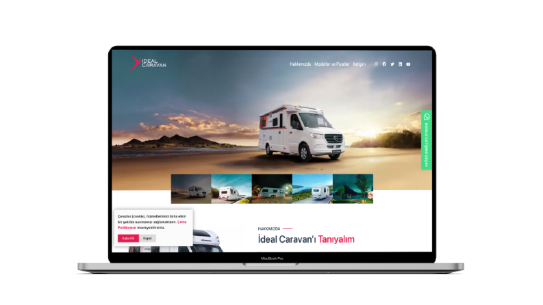 İdeal Caravan Web Sayfası