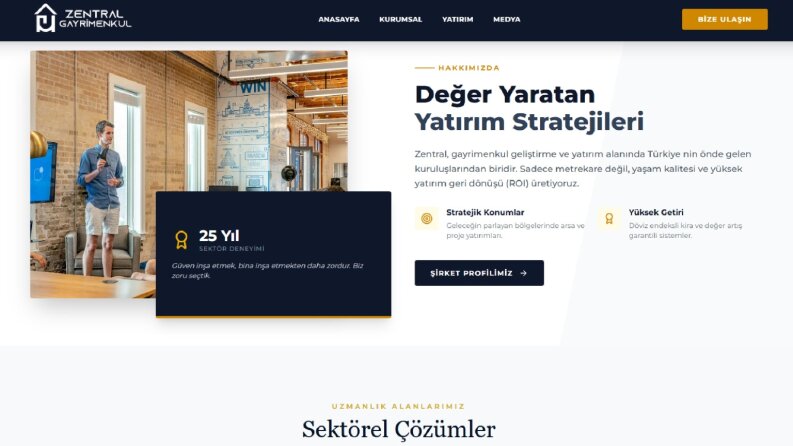 İşletmeniz için modern ve SEO uyumlu web sitesi