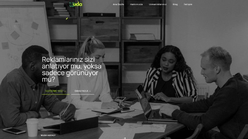 Dijital pazarlama ve web tasarımı alanında hizmet veren bir 