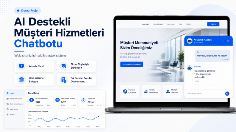 AI Destekli Müşteri Hizmetleri Chatbot Sistemi