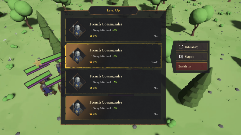 March of Conquest Oyunun UI Tasarımı