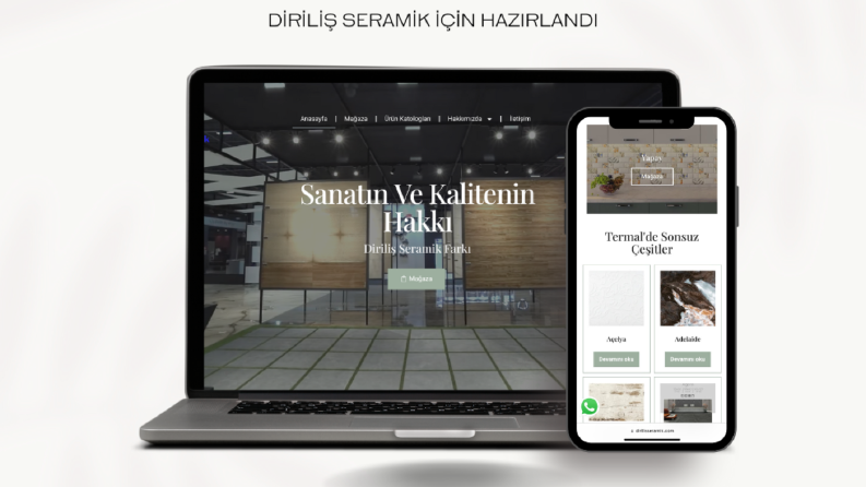 Diriliş Seramik/İnternet Sitesi