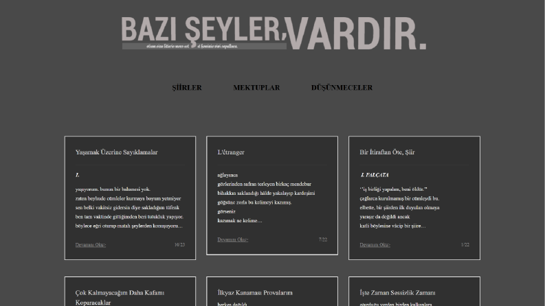 Bazı Şeyler Vardır