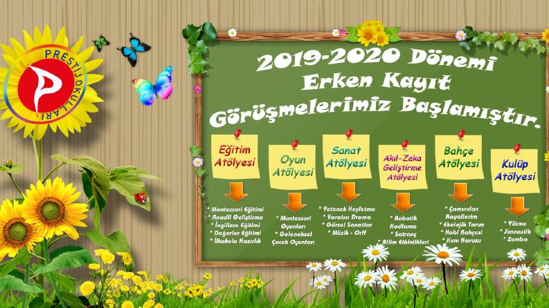 Erken Kayıt - Kurum Tanıtım Postları