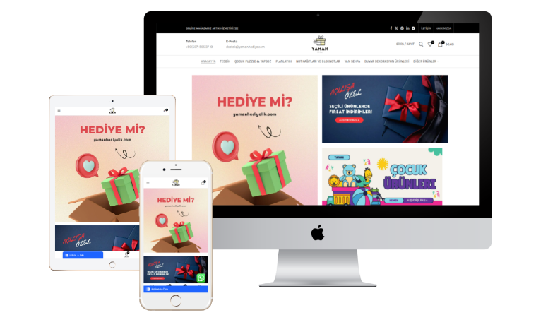 Hediyelik eşya e-ticaret sitesi