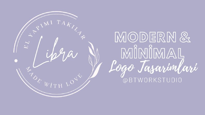 Libra markası için minimal logo tasarımı