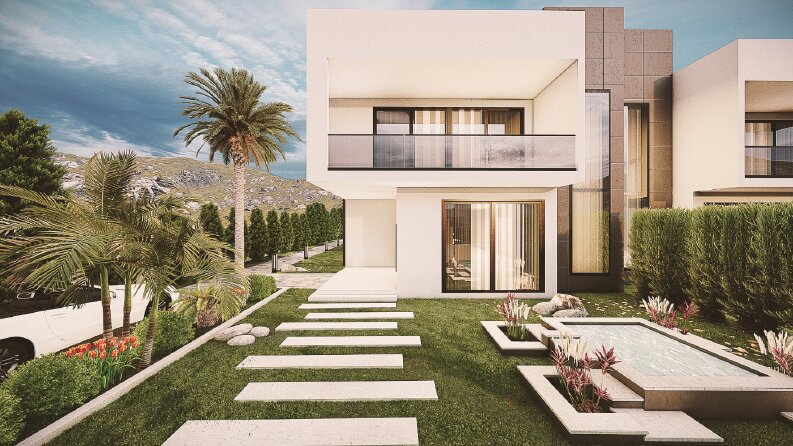 Eskişehir'de 4 Villalık Site Tasarımı
