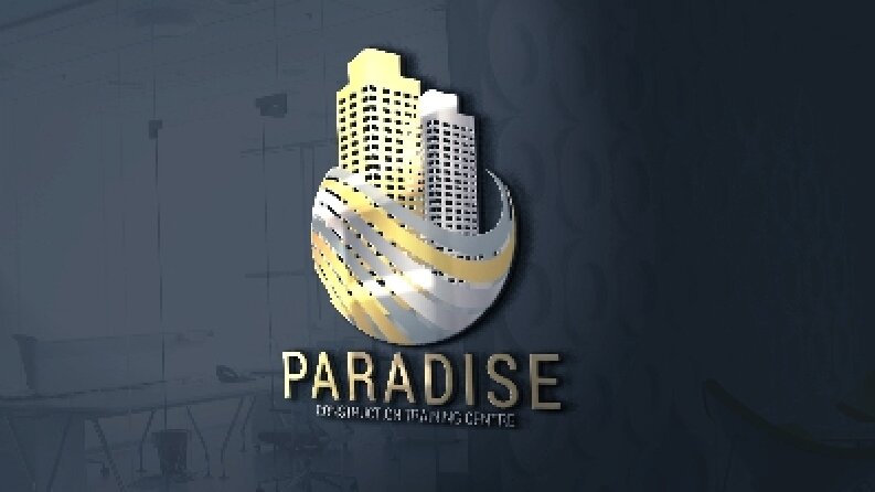 Paradise Construction Training Centre için yaptığım logo tasarımı