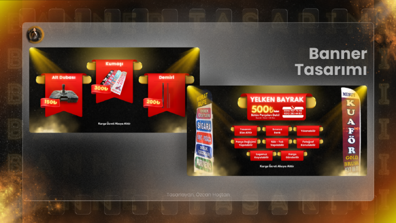 Web Sitesi için Banner Tasarımı