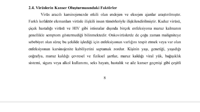 Virüs ve kanser 