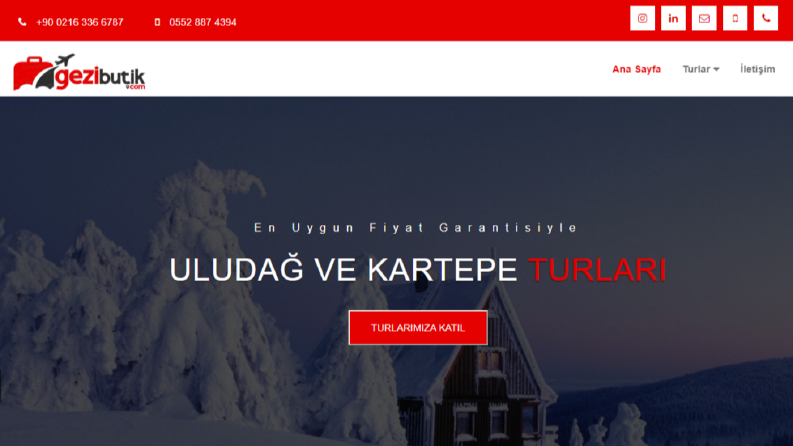 Turizm Acentası Sitesi