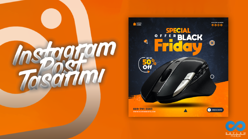 Tekno Shop - İnstagram Post Tasarımı