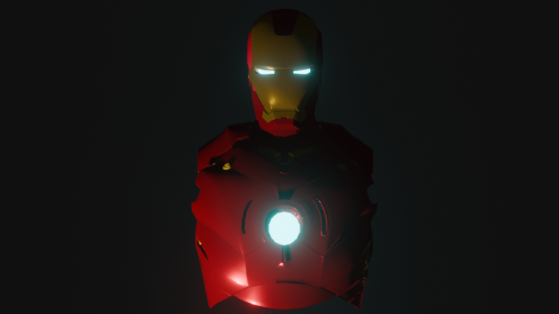 3D Ironman modellemesi