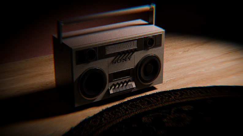 Vintage Retro Boombox Radio Cassette Player