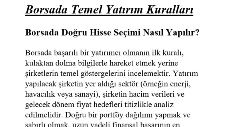 Örnek Makale ve Blog İçeriği Çalışması