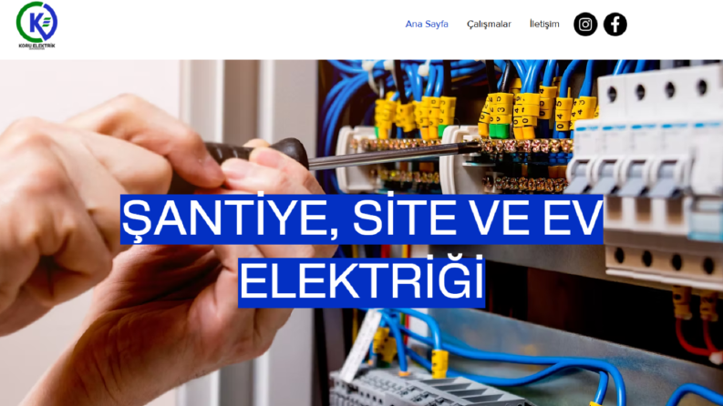Koru Elektrik Web Site Tasarımı