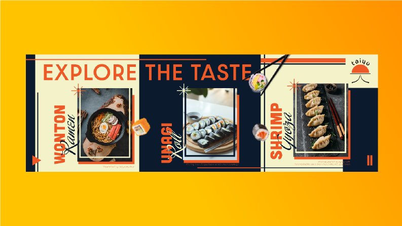 Taiyo Sushi Instagram Carousel Tasarım