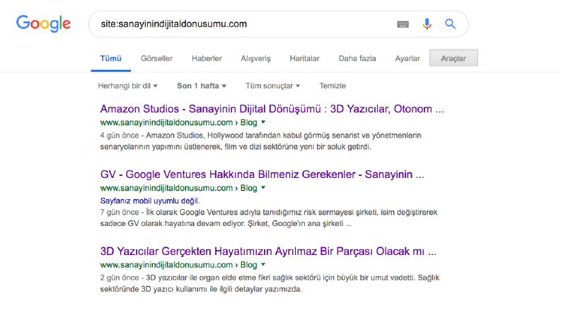 İş örneğim