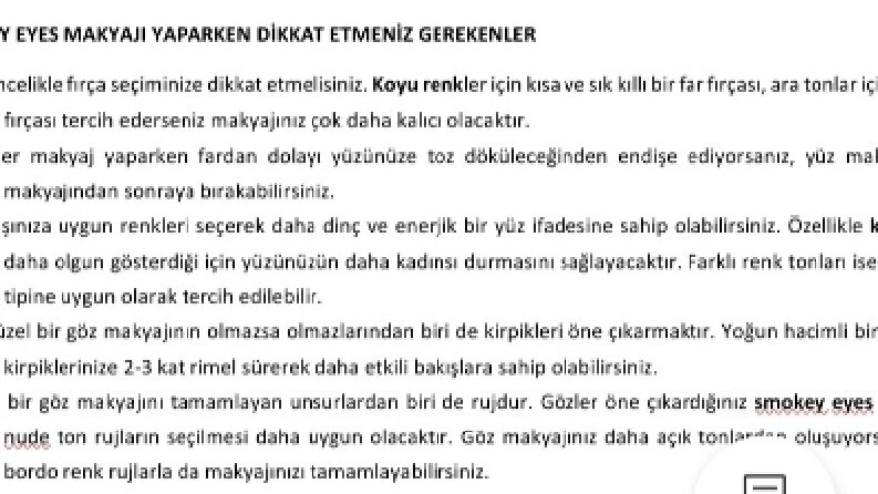 Kozmetik Üzerine Yazılar