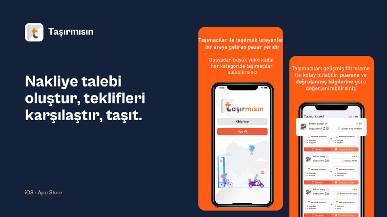 Taşırmısın: Nakliye & Taşımacılık Pazaryeri