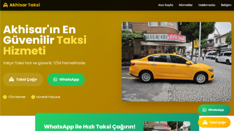 Taksi Web Sitesi