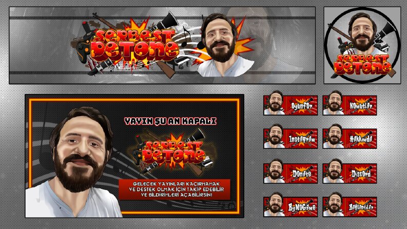 SerbestDetone Twitch Tasarımı