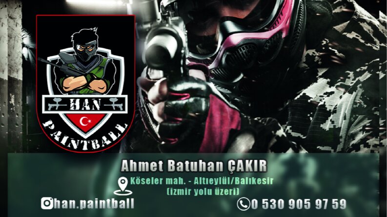 Han Paintball | Kartvizit Tasarımı