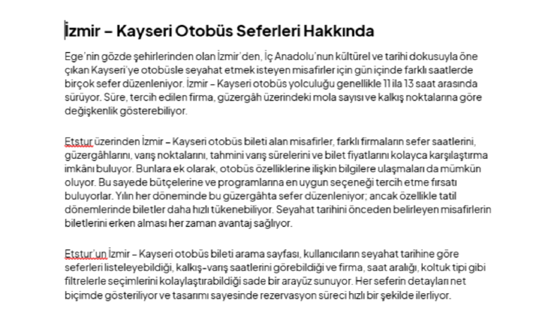 Markalara yazdığım metin örnekleri