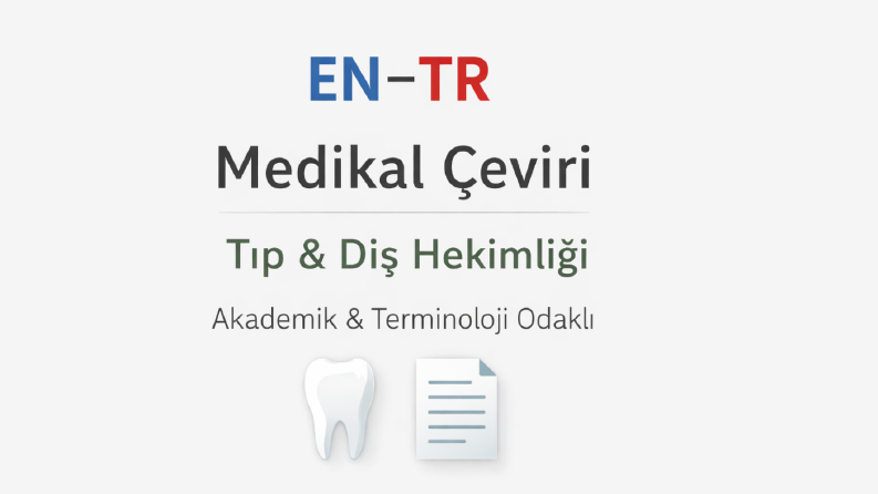Tıp terminolojisine uygun çeviri yapıyorum