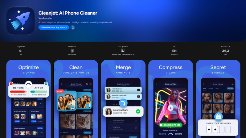 Cleanjet AI Phone Cleaner App