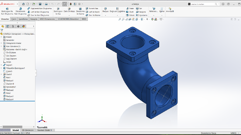 SolidWorks - 3D Katı Modelleme Ve Tasarım