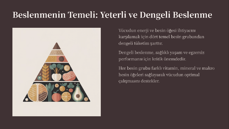 Sağlıklı Beslenme ve Öğün Planlama Sunumu